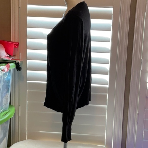 Worthington Black Cardigan Sweater - Picture 5 of 9